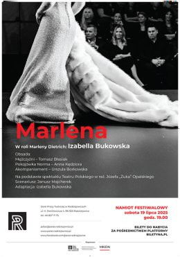 Radziejowice Wydarzenie Spektakl Izabella Bukowska - MARLENA