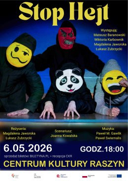 Raszyn (pow. pruszkowski) Wydarzenie Spektakl STOP HEJT