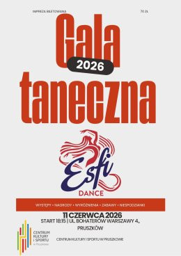 Pruszków Wydarzenie Inne wydarzenie Wielka Gala Taneczna Esfi Dance