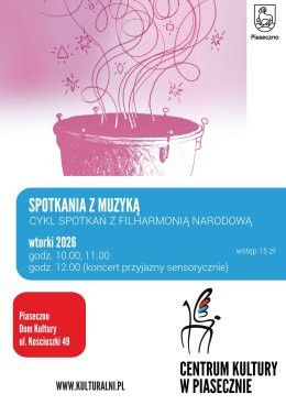 Piaseczno Wydarzenie Koncert Filharmonia Narodowa. Spotkania z Muzyką. SYRENKA