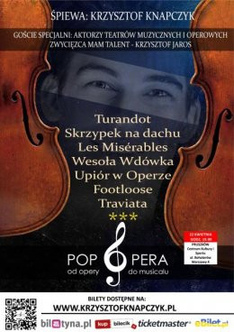 Pruszków Wydarzenie Koncert Pop Opera - od Opery do Musicalu