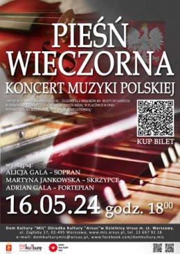 Warszawa Wydarzenie Koncert „Pieśń wieczorna” - Alicja Gala