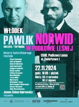 Podkowa Leśna Wydarzenie Koncert Włodek Pawlik: Norwid w Podkowie Leśnej