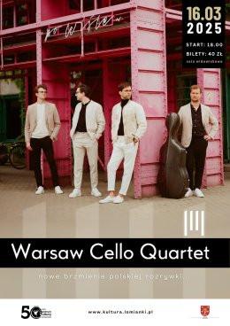 Łomianki Wydarzenie Koncert Warsaw Cello Quartet - "Nowe brzmienie polskiej rozrywki"