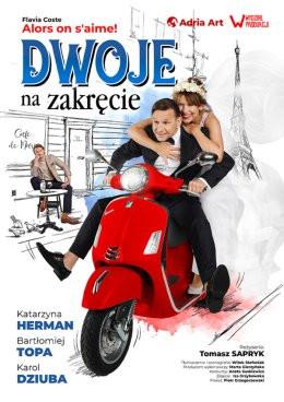 Koszalin Wydarzenie Spektakl Dwoje na zakręcie - Herman, Topa i Dziuba w komedii teatralnej