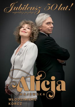 Pruszków Wydarzenie Koncert Alicja Majewska i Włodzimierz Korcz „Jubileusz 50 lat”
