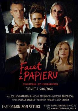 Warszawa Wydarzenie Spektakl Facet z papieru