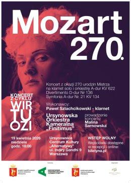 Warszawa Wydarzenie Koncert „Mozart” | koncert Ursynowskiej Orkiestry Kameralnej „Finitimus” z cyklu Wirtuozi