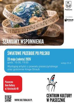 Piaseczno Wydarzenie Koncert Szanujmy wspomnienia - Światowe przeboje po polsku