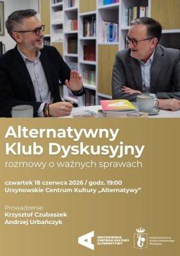 Warszawa Wydarzenie Inne wydarzenie Alternatywny Klub Dyskusyjny | rozmowy o ważnych sprawach
